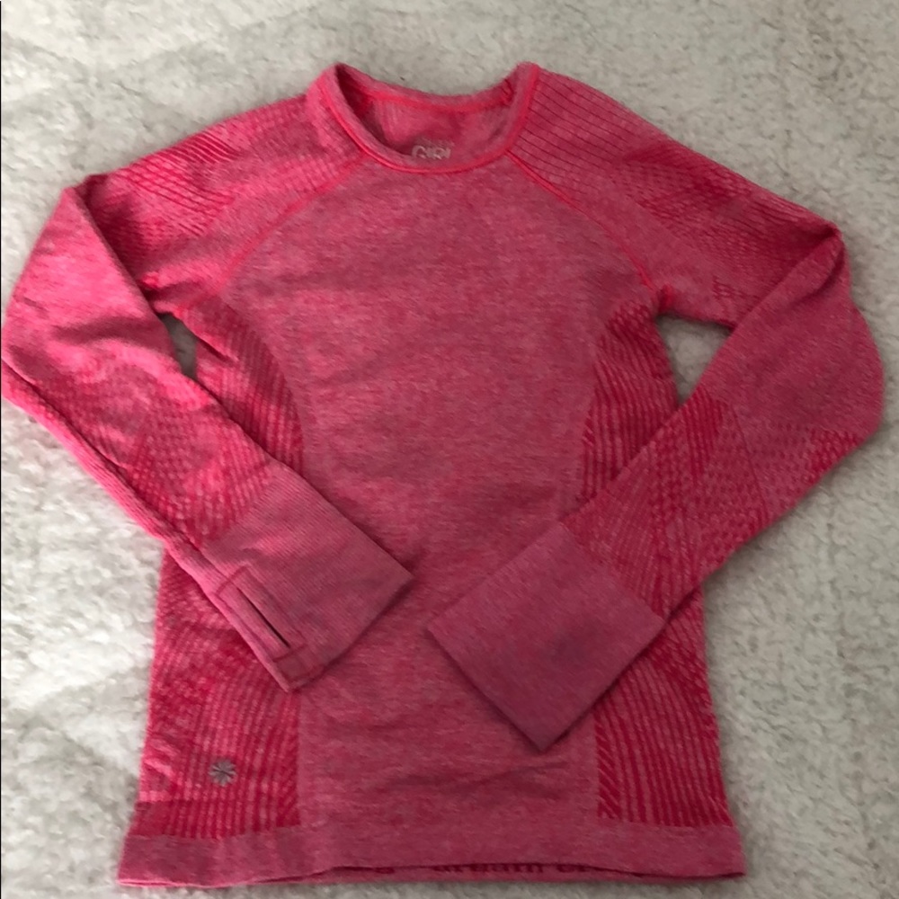 athleta girl size six fitted long sleeve